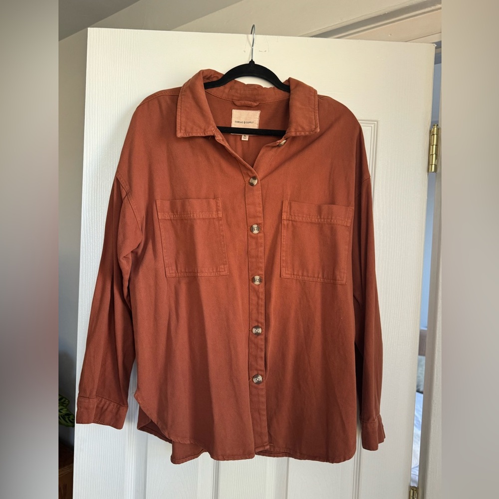 Thread & Supply Terracotta Shirt